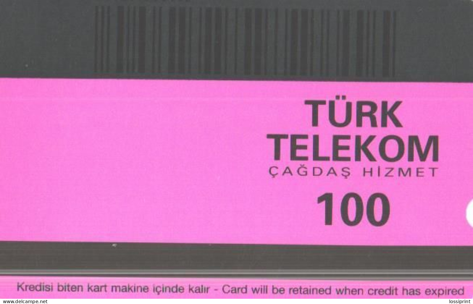 Turkey:Used Phonecard, Türk Telekom, 100 Units, Antenna, 1997 - Türkei