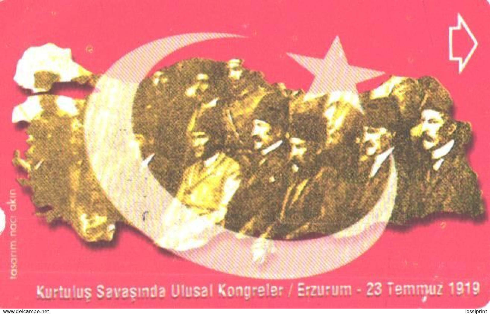 Turkey:Used Phonecard, Türk Telekom, 60 Units, Land Map, 2000 - Türkei