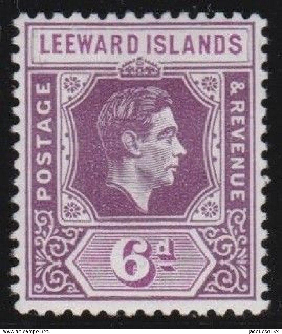 Leeward Islands         .   SG    .   109     .     *      .     Mint-hinged - Leeward  Islands
