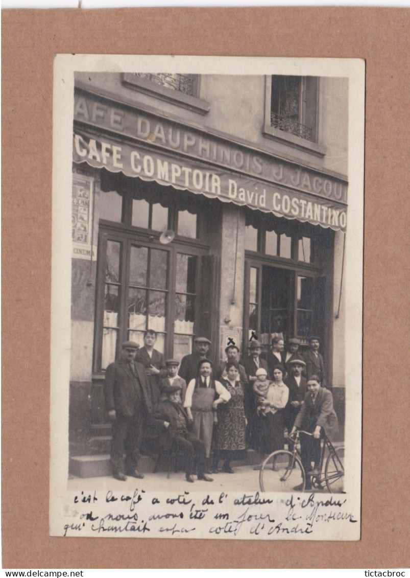 Carte Photo Café Dauphinois Café Comptoir David Constantino Animée à Localiser - Cafés