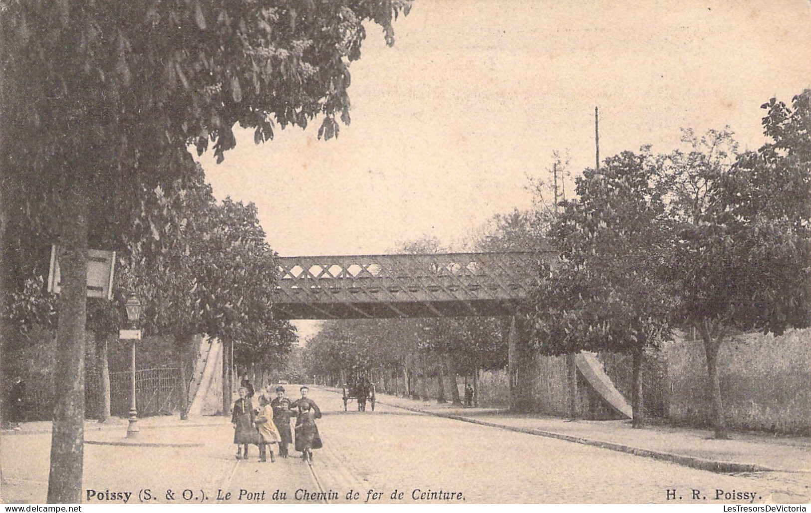 FRANCE - 78 - POISSY - Le Pont De Chemin De Fer De Ceinture - Carte Postale Ancienne - Poissy