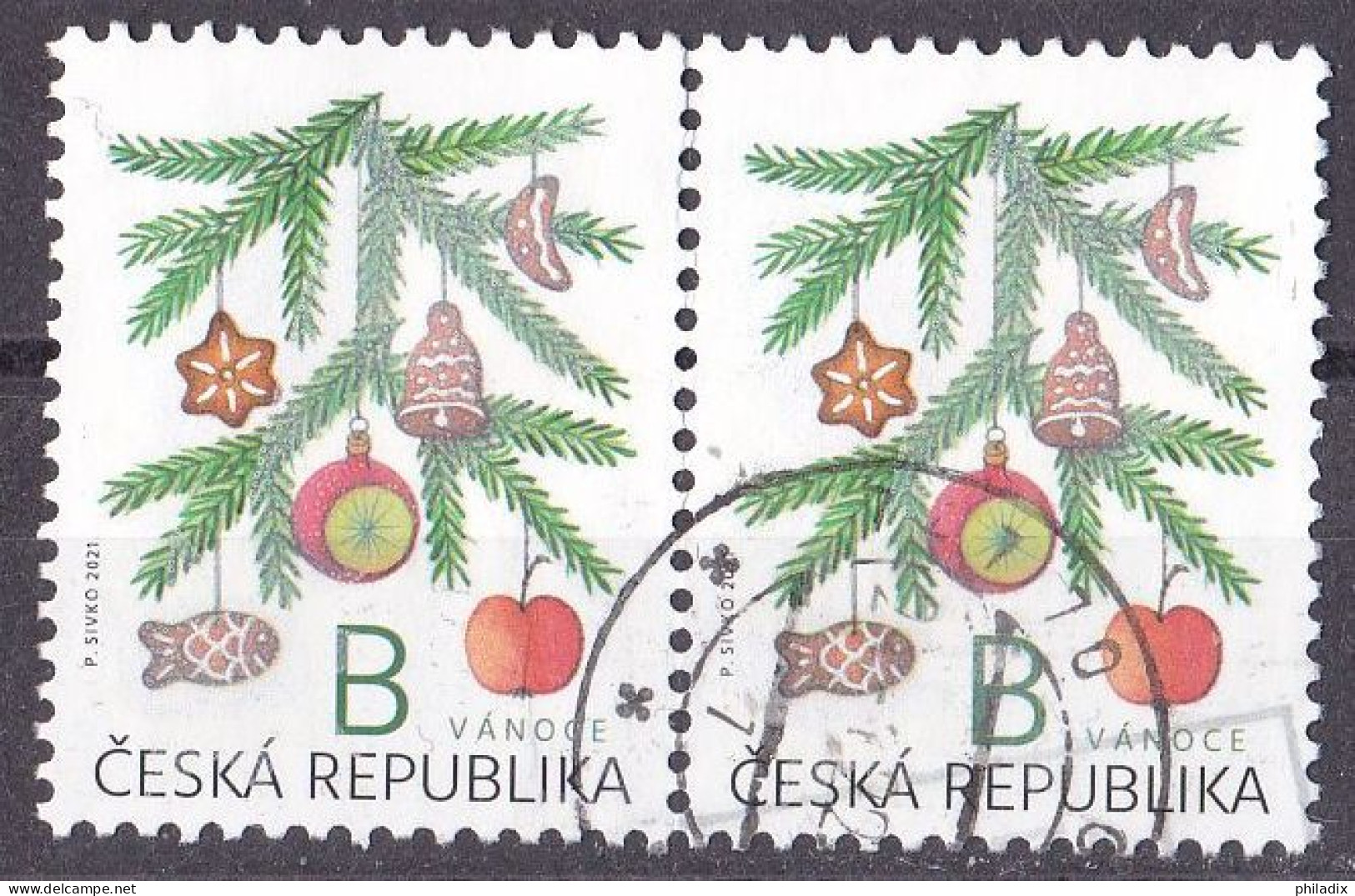 # Tschechische Republik Marke Von 2021 O/used (A3-26) - Used Stamps