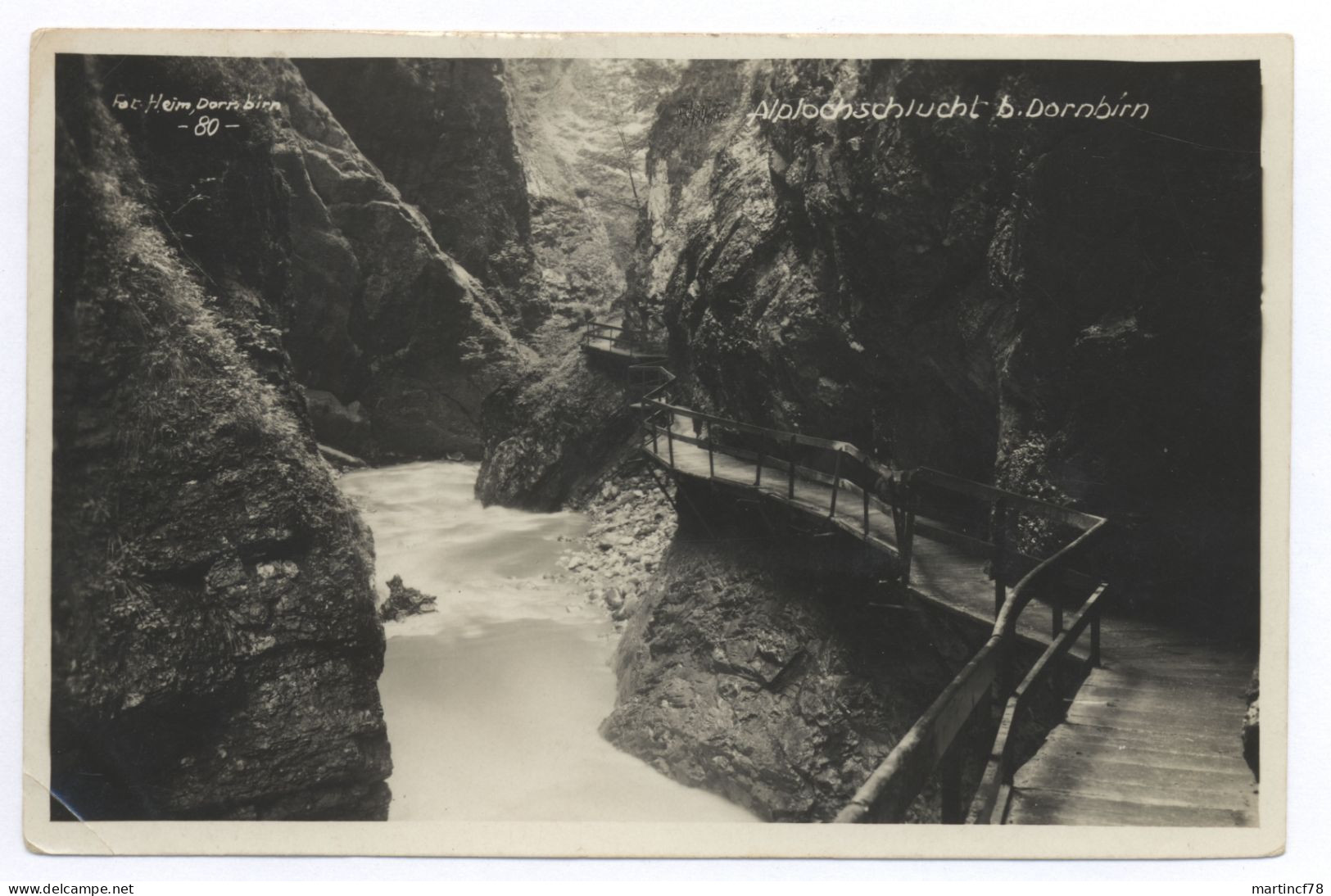 Österreich Alplochschlucht B. Dornbirn Fot. Heim Dornbirn - Dornbirn