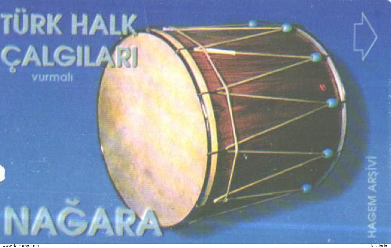 Turkey:Used Phonecard, Türk Telekom, 30 Units, Drum, 2001 - Türkei