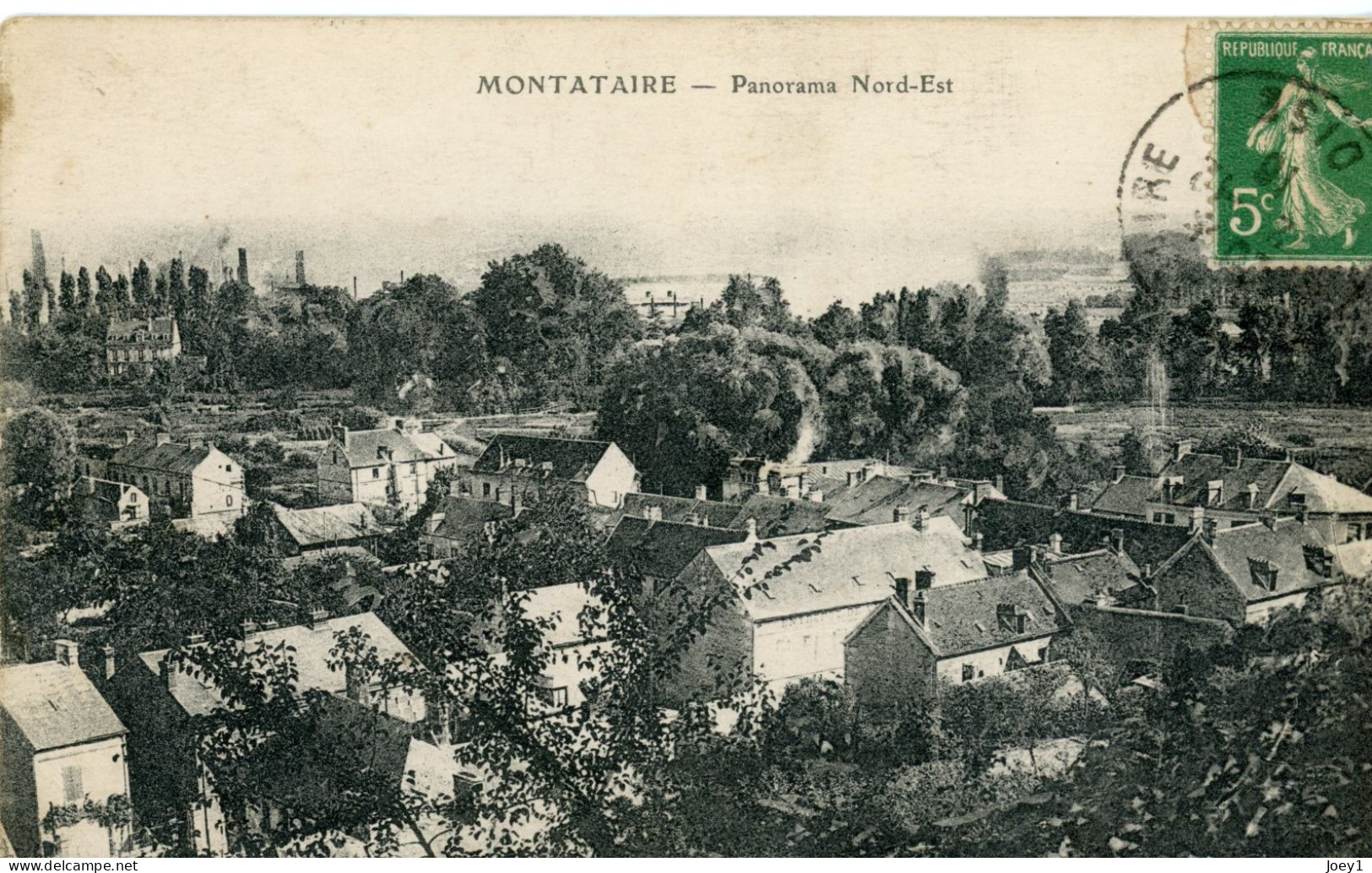 CPA  Montataire Panorama Nord Est - Montataire