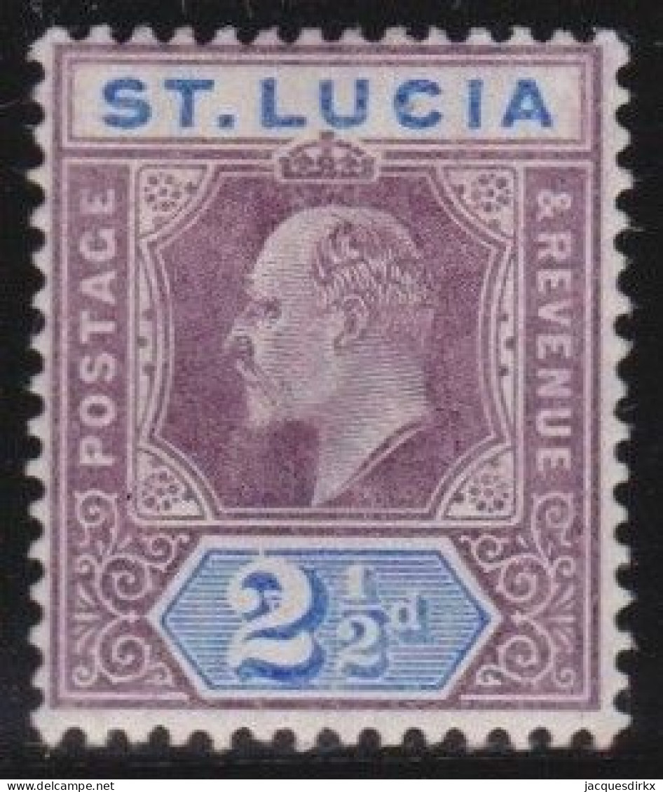 St Lucia      .   SG    .   68    .    *       .     Mint-hinged - St.Lucia (...-1978)