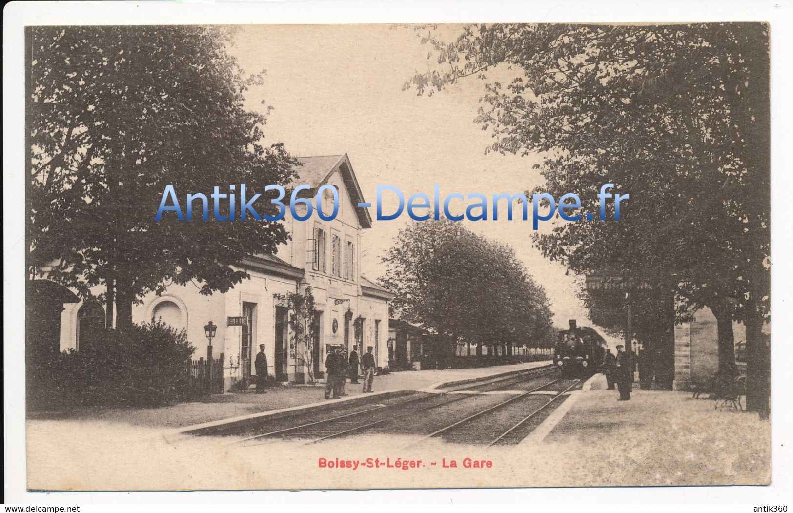 CPA 94 BOISSY SAINT LEGER La Gare Train En Gare - Boissy Saint Leger