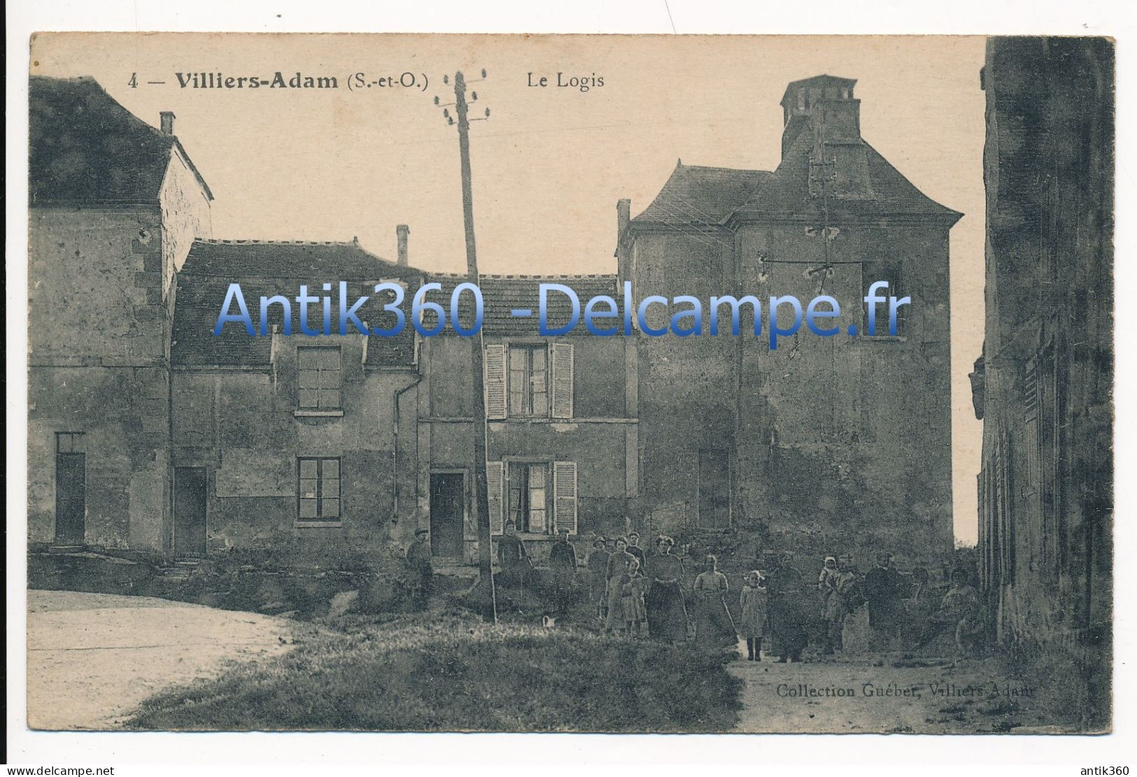 CPA 95 VILLIERS-ADAM Le Logis - Villiers Le Bel