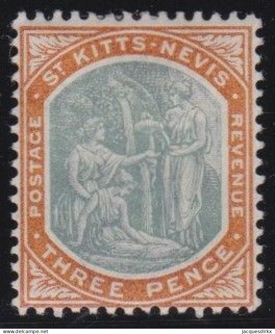 St  Kitts - Nevis       .   SG    .   5    .    *      .     Mint-hinged - St.Christopher-Nevis & Anguilla (...-1980)