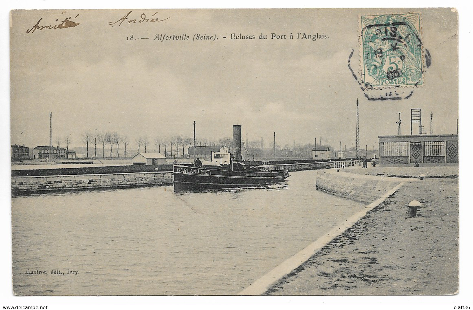 CPA 94 VAL DE MARNE  ALFORVILLE Eluse Du Port à L'Anglais N°18 - Alfortville