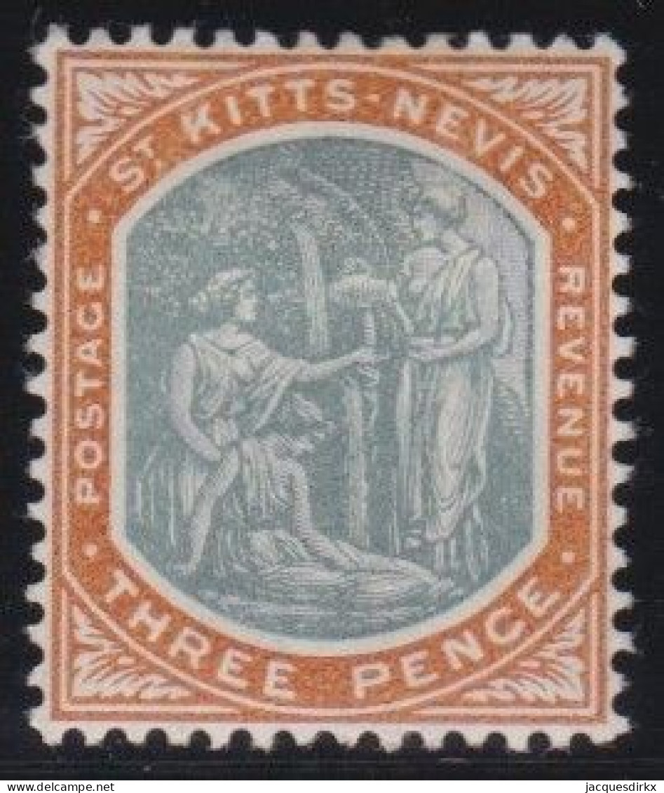 St  Kitts - Nevis       .   SG    .   5     .    *      .     Mint-hinged - St.Christopher, Nevis En Anguilla (...-1980)