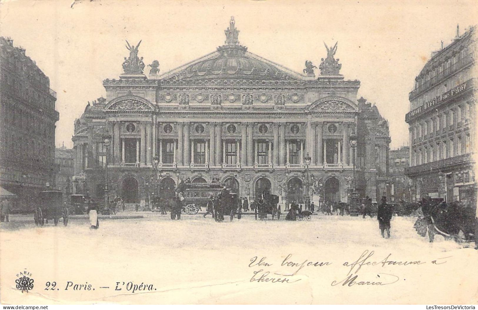 FRANCE - 75 - PARIS - L'Opéra - Carte Postale Ancienne - Altri Monumenti, Edifici