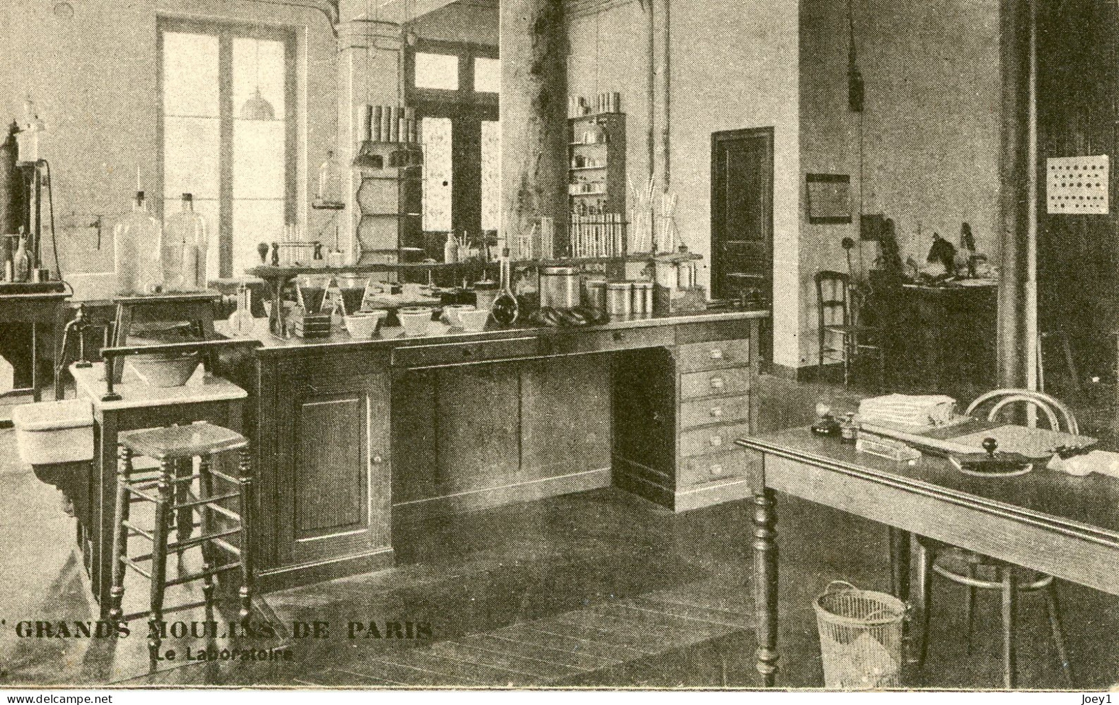 Cpa Grands Moulins De Paris Le Laboratoire - Wassermühlen