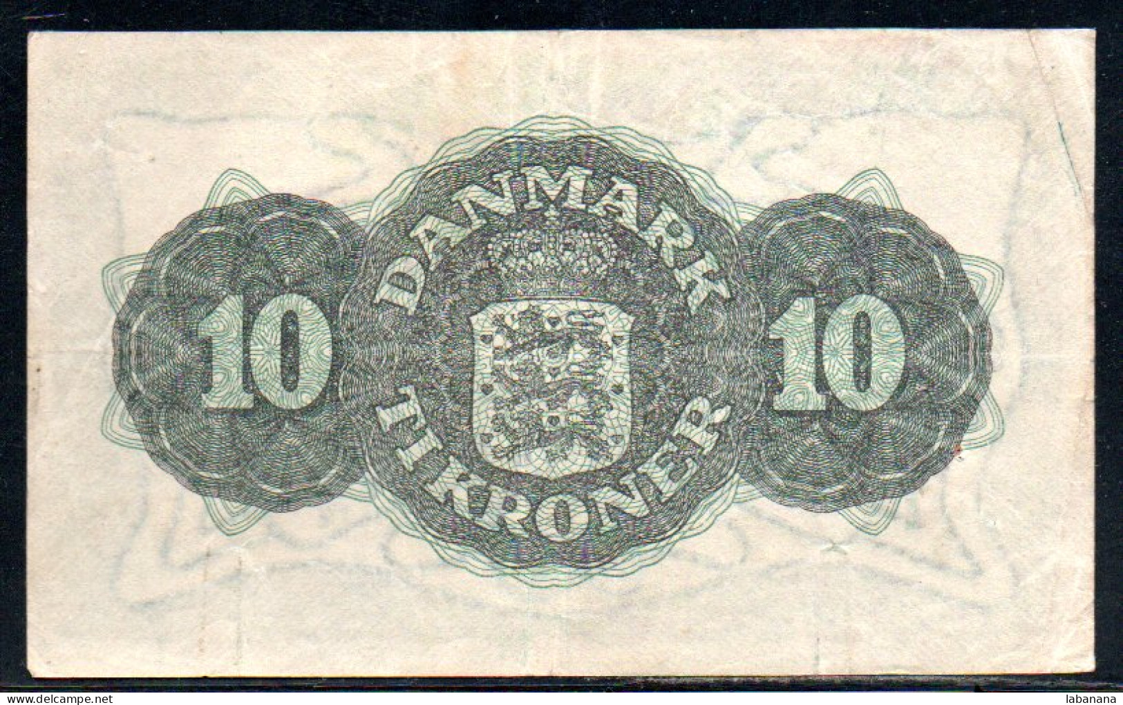 659-Danemark 10 Kroner 1945 B117 - Dinamarca