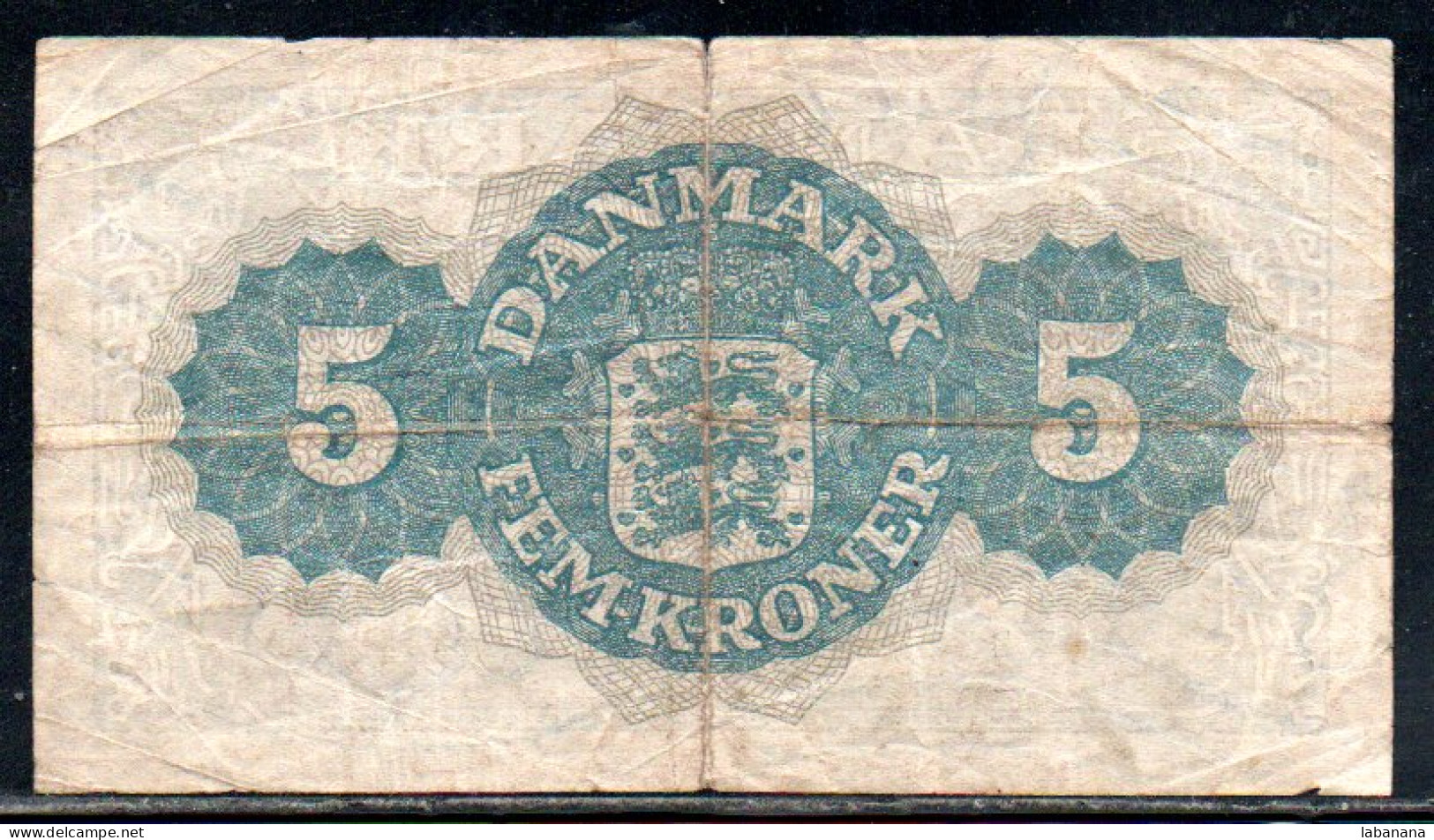 659-Danemark 5 Kroner 1944 AN326 - Dinamarca