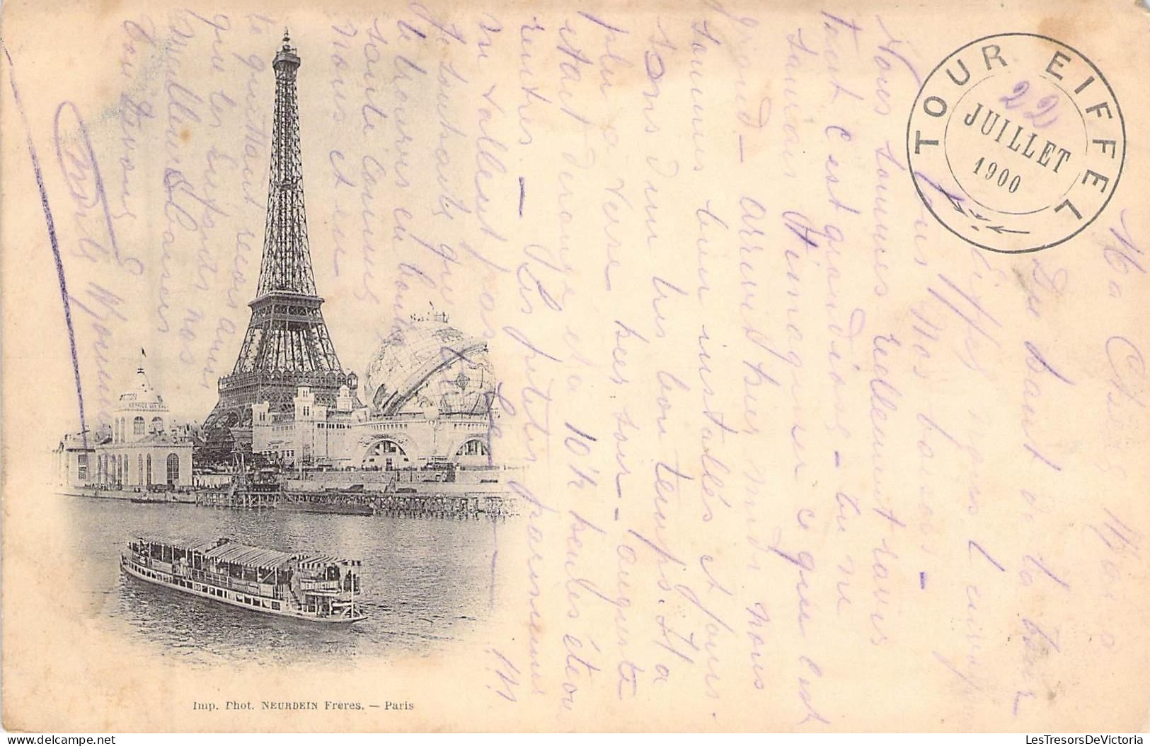 FRANCE - 75 - PARIS - Tour Eiffel - Carte Postale Ancienne - Eiffeltoren