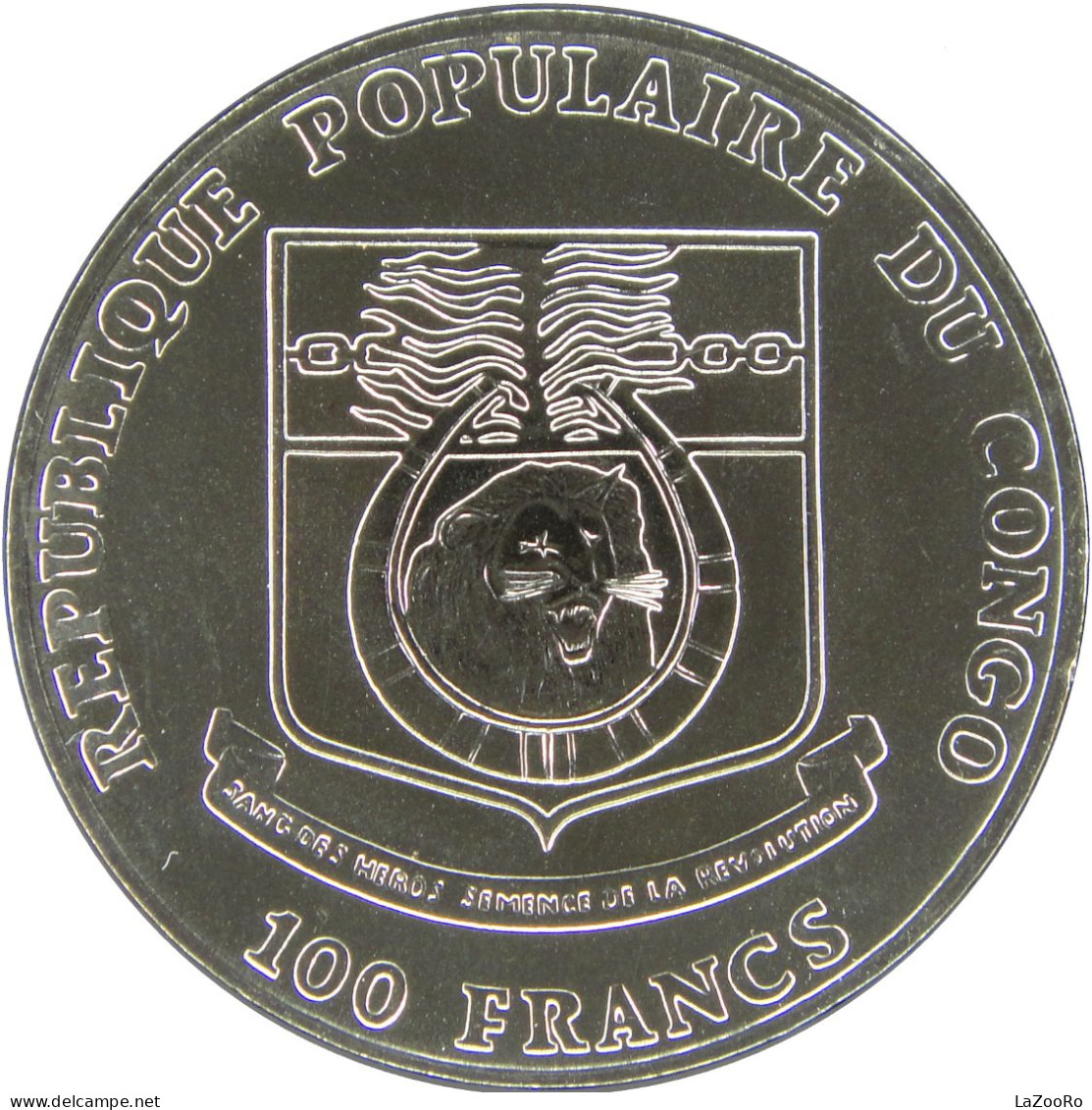 LaZooRo: Congo 100 Francs 1991 Barcelona 1992 UNC Rare - Congo (Repubblica 1960)