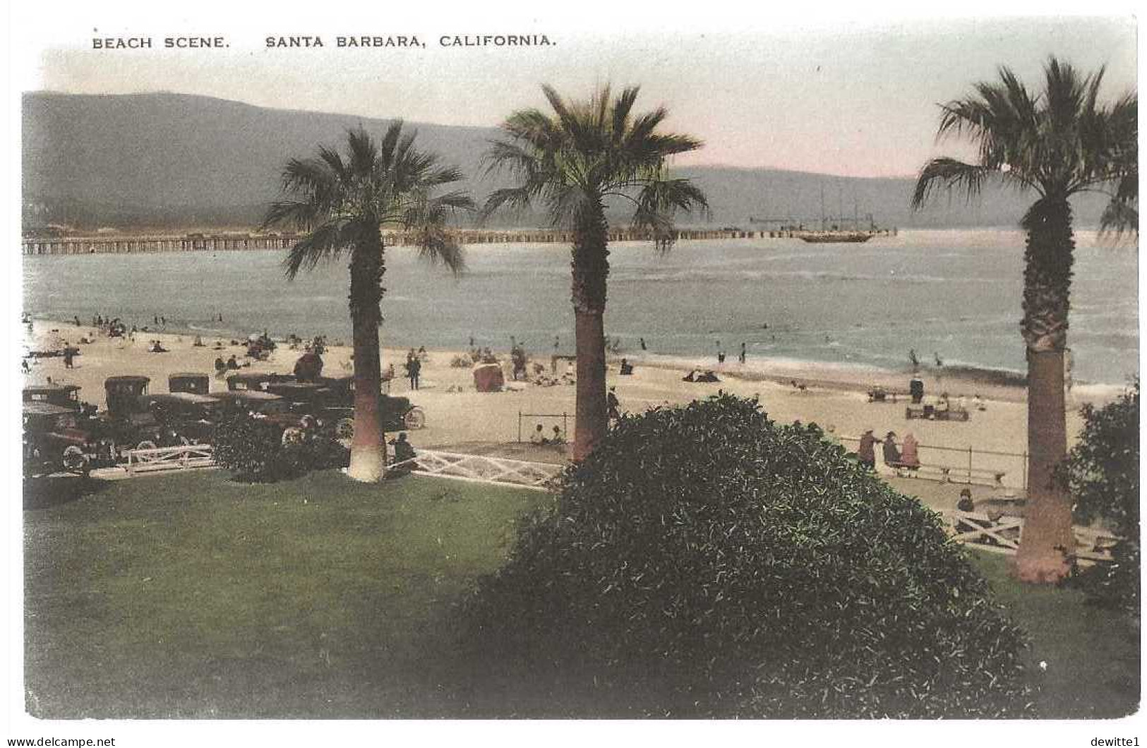 USA. Santa Barbara  Beach Scene - Santa Barbara