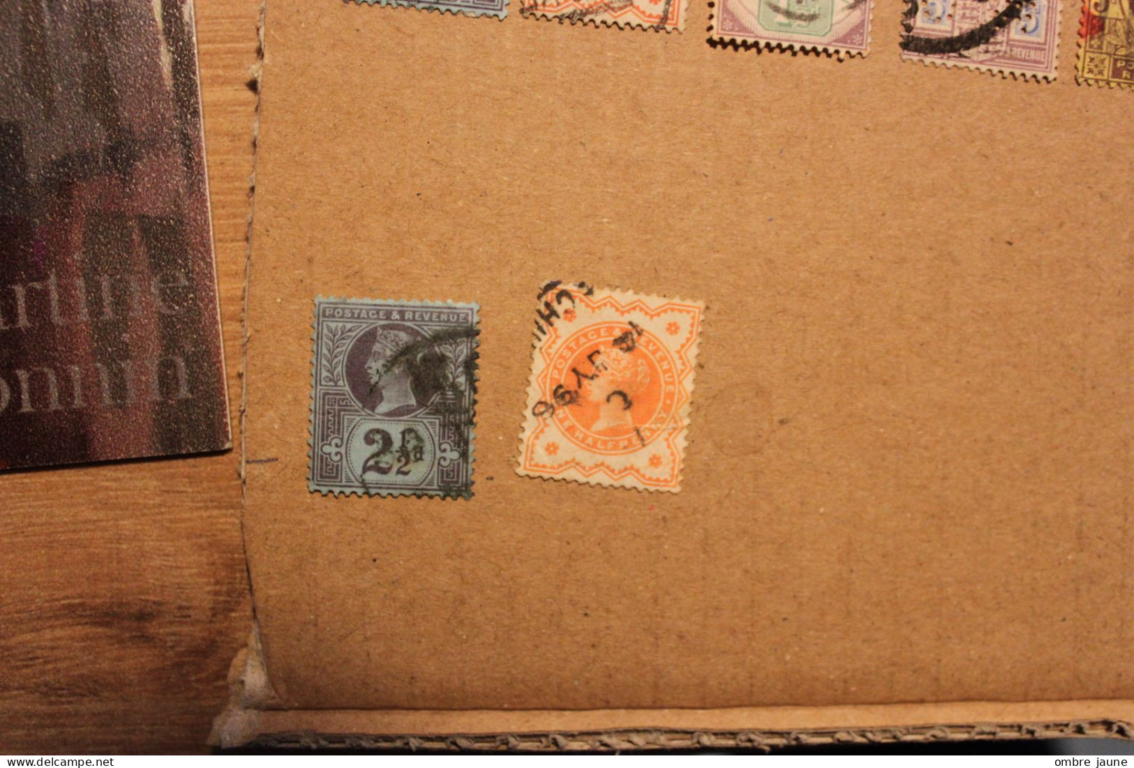 Lot De 2 Timbres Grande-bretagne Reine Victoria - Used Stamps