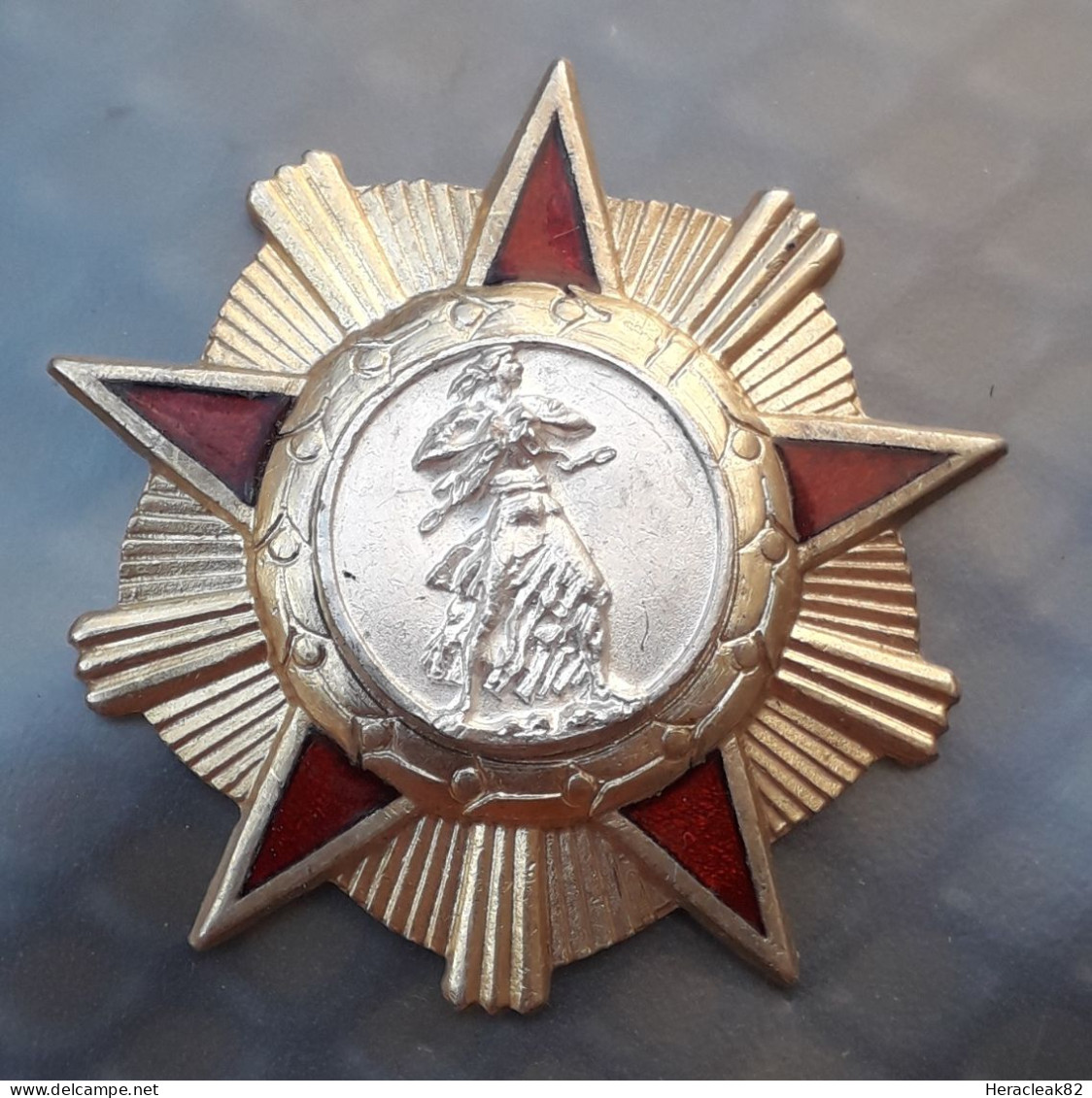 Albania Order Of Freedom I Class, RR, 100% Original, IKOM Zagreb, Yugoslavia Made, 1945 - Autres & Non Classés
