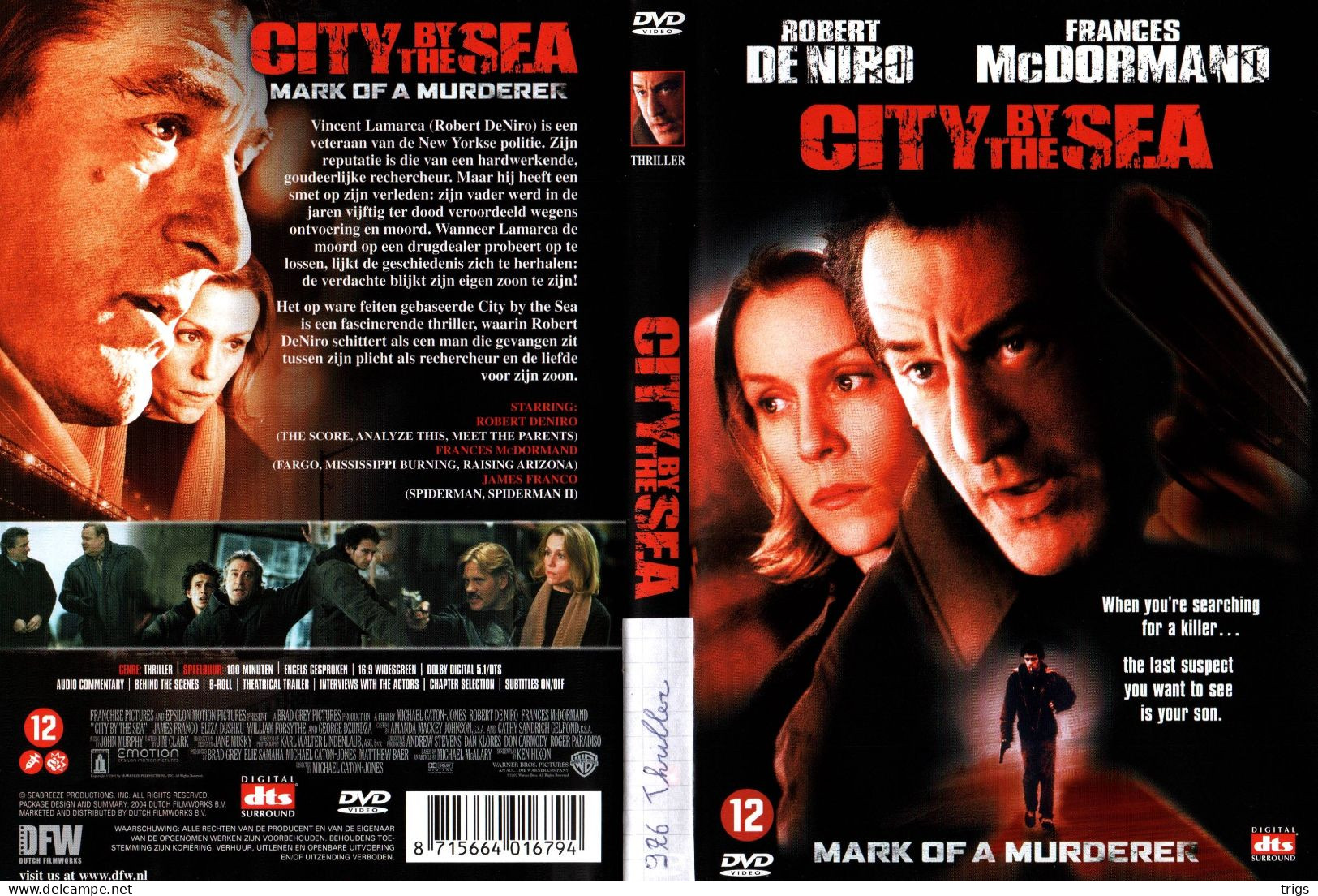 DVD - City By The Sea - Policiers