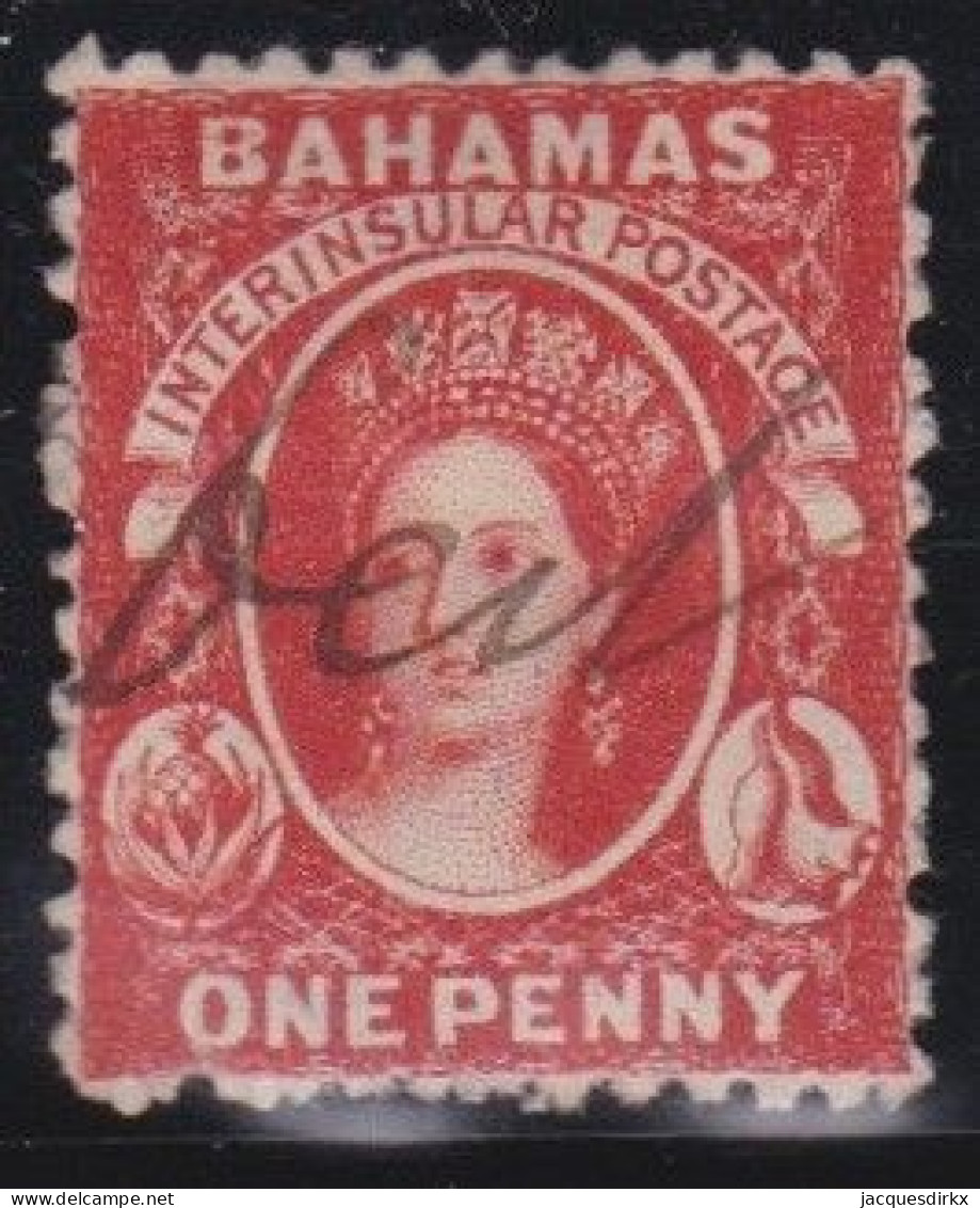 Bahamas        .   SG    .    25    .     O      .    Cancelled - 1859-1963 Crown Colony