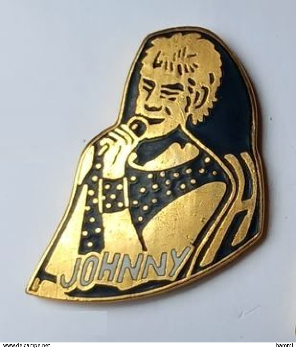 SY482 Pin's Johnny Hallyday Qualité EGF Achat Immédiat - Personnes Célèbres