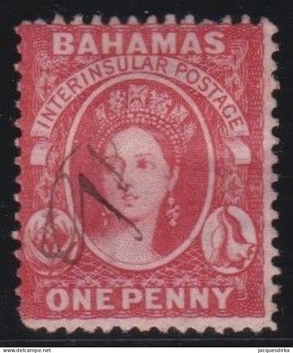 Bahamas        .   SG    .    33    .     O      .    Cancelled - 1859-1963 Kronenkolonie