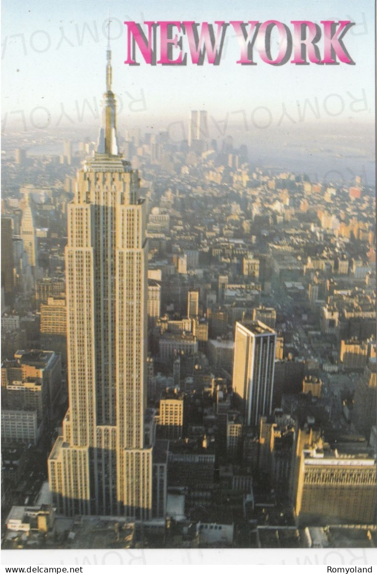 CARTOLINA  NEW YORK CITY,NEW YORK,STATI UNITI-THE EMPIRE STATE BUILDING-NON VIAGGIATA - Empire State Building