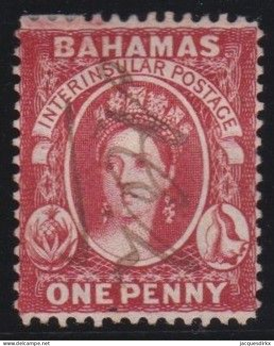 Bahamas        .   SG    .    33 X   .  Wmk  Reversed    .     O      .    Cancelled - 1859-1963 Kolonie Van De Kroon