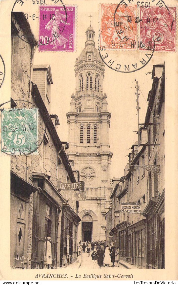 FRANCE - 50 - AVRANCHES - La Basilique Saint Gervais - Carte Postale Ancienne - Avranches