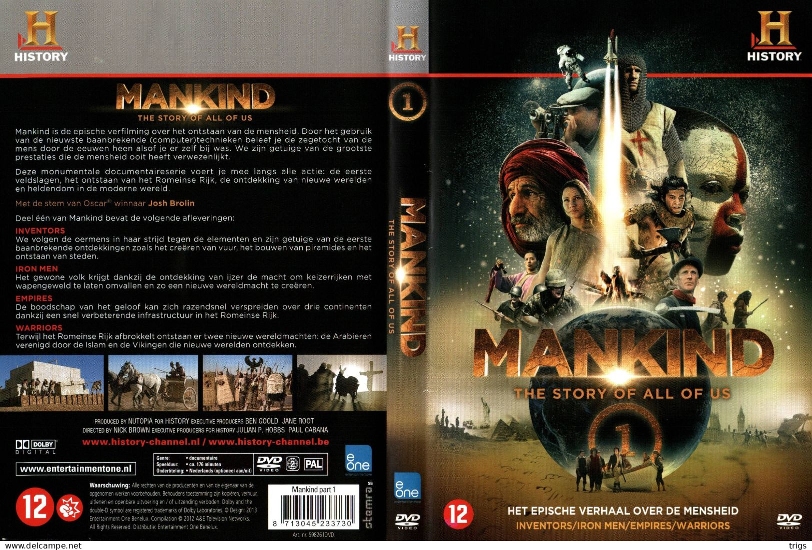 DVD - Mankind: The Story Of All Of Us - Documentaire