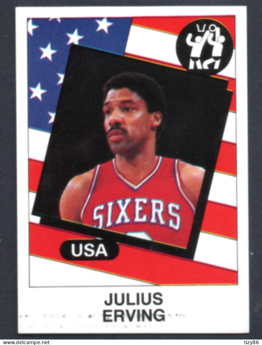 Figurina Panini Supersport 1986 - N° 133 - Julius Erving (USA) - Basket - 1980-1989