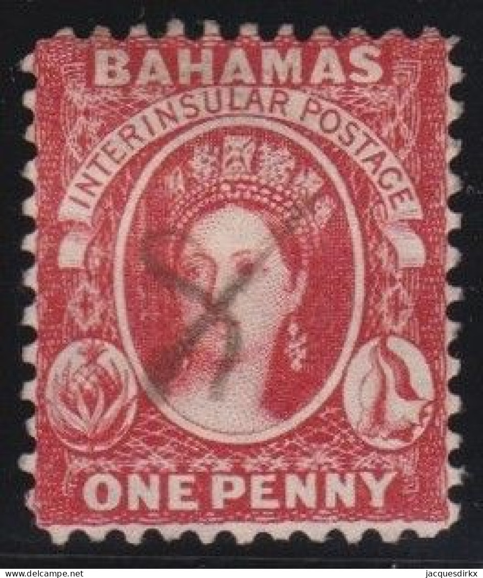 Bahamas        .   SG    .    40    .     O      .    Cancelled - 1859-1963 Kronenkolonie