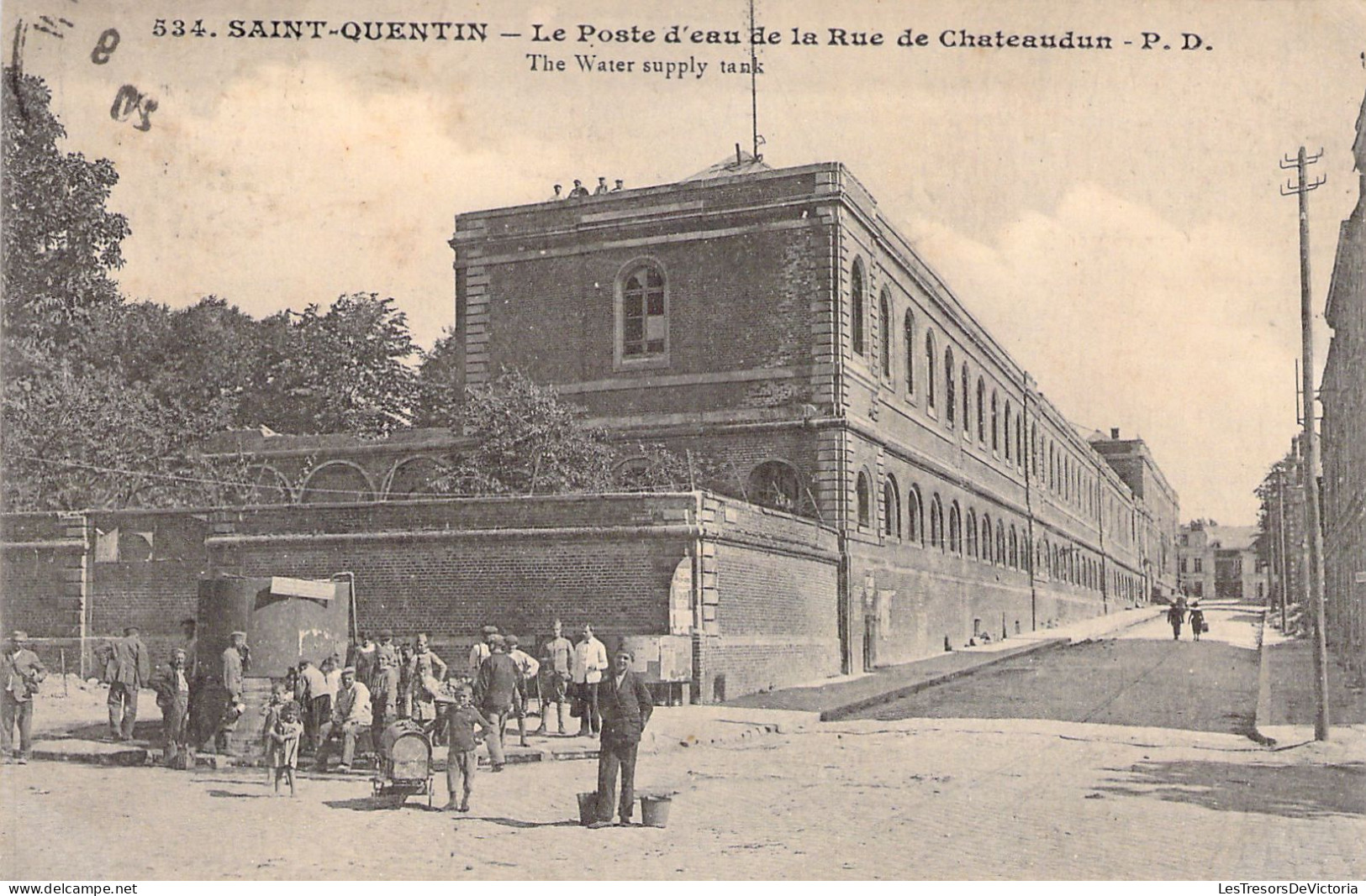 FRANCE - 02 - SAINT QUENTIN - Le Poste D'eau De La Rue De Chateaudun - Carte Postale Ancienne - Saint Quentin