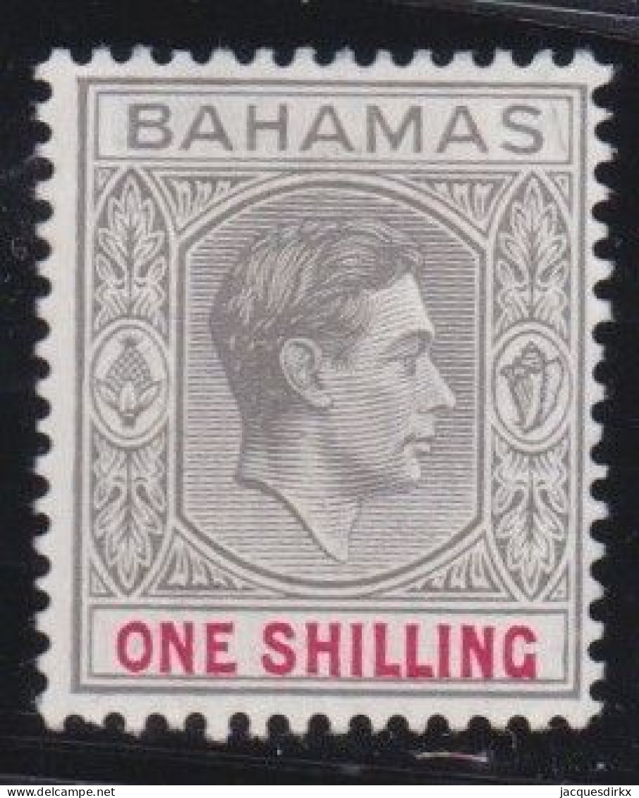 Bahamas        .   SG    .   155 D       .     *        .   Mint-hinged - 1859-1963 Kronenkolonie