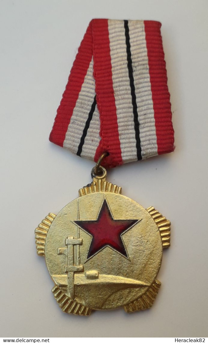 Albania Order For Distinguish Work In Field Of Defense, I Class, RRR, 100% Original - Other & Unclassified