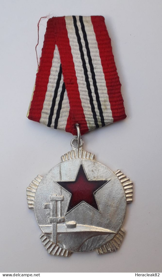 Albania Order For Distinguish Work In Field Of Defense, II Class, RR, 100% Original - Other & Unclassified