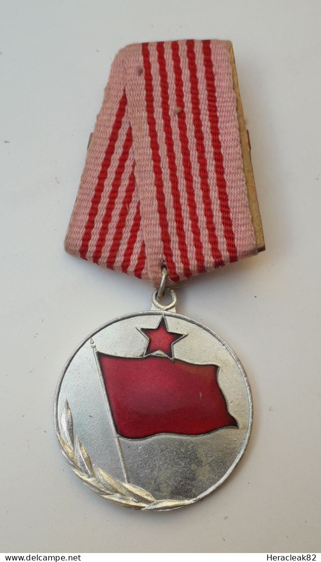 Albania Medal For Distinguish State And Social Sevice, R, 100% Original - Altri & Non Classificati