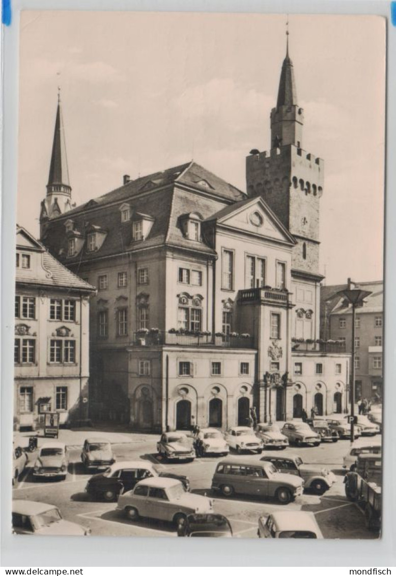 Löbau - Rathaus - Auto - Loebau