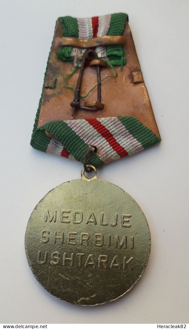 Albania Medal Of Army Service, 100% Original - Sonstige & Ohne Zuordnung
