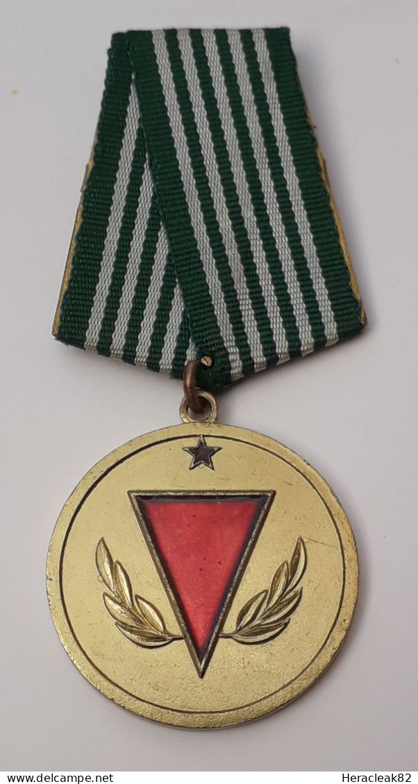 Albania Medal For Good Sevice To Nation, 100% Original - Autres & Non Classés