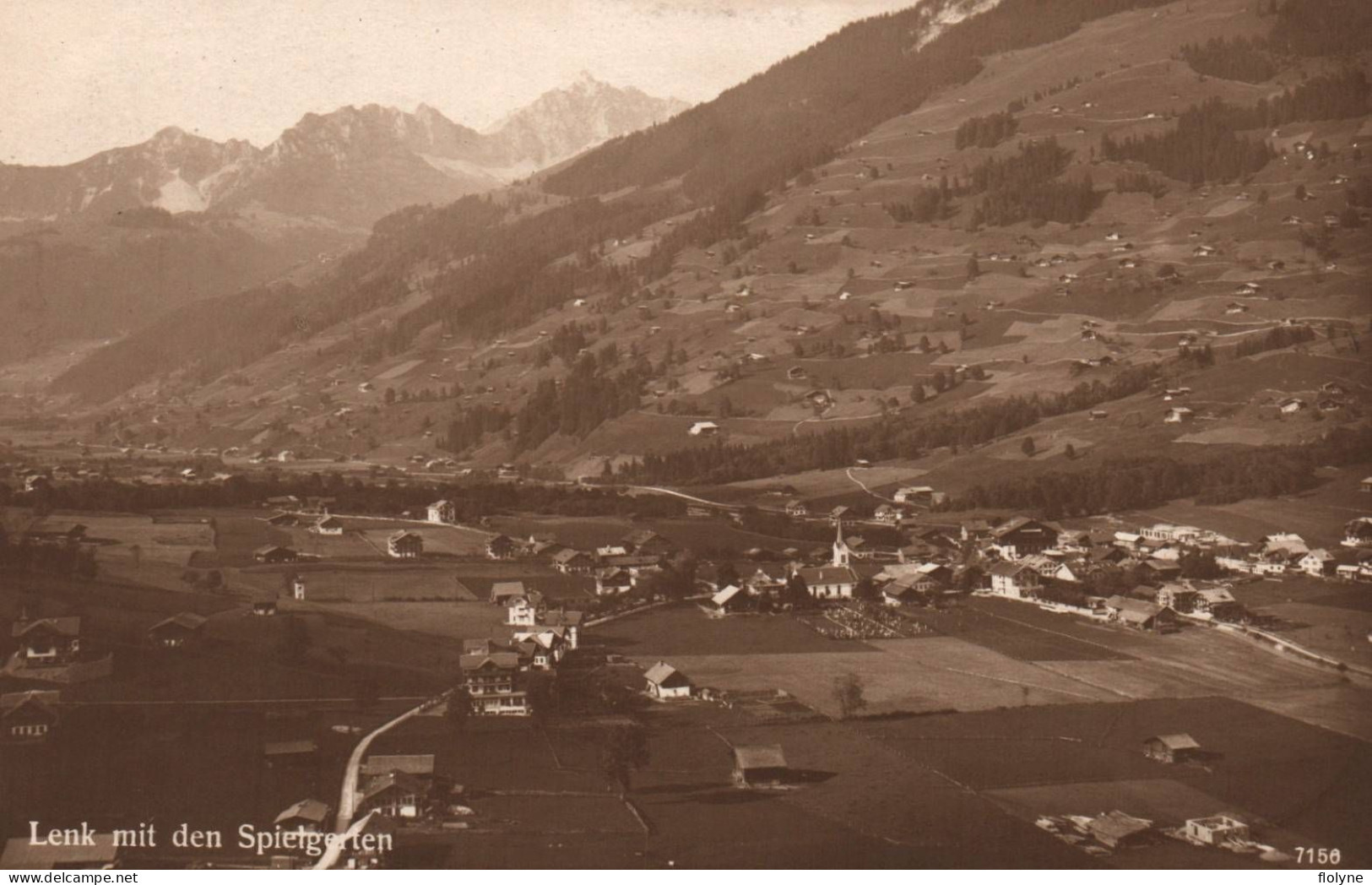 Lenk - Mit Den Spielgerten - Panorama Du Village - Suisse Switzerland Schweiz - Lenk Im Simmental