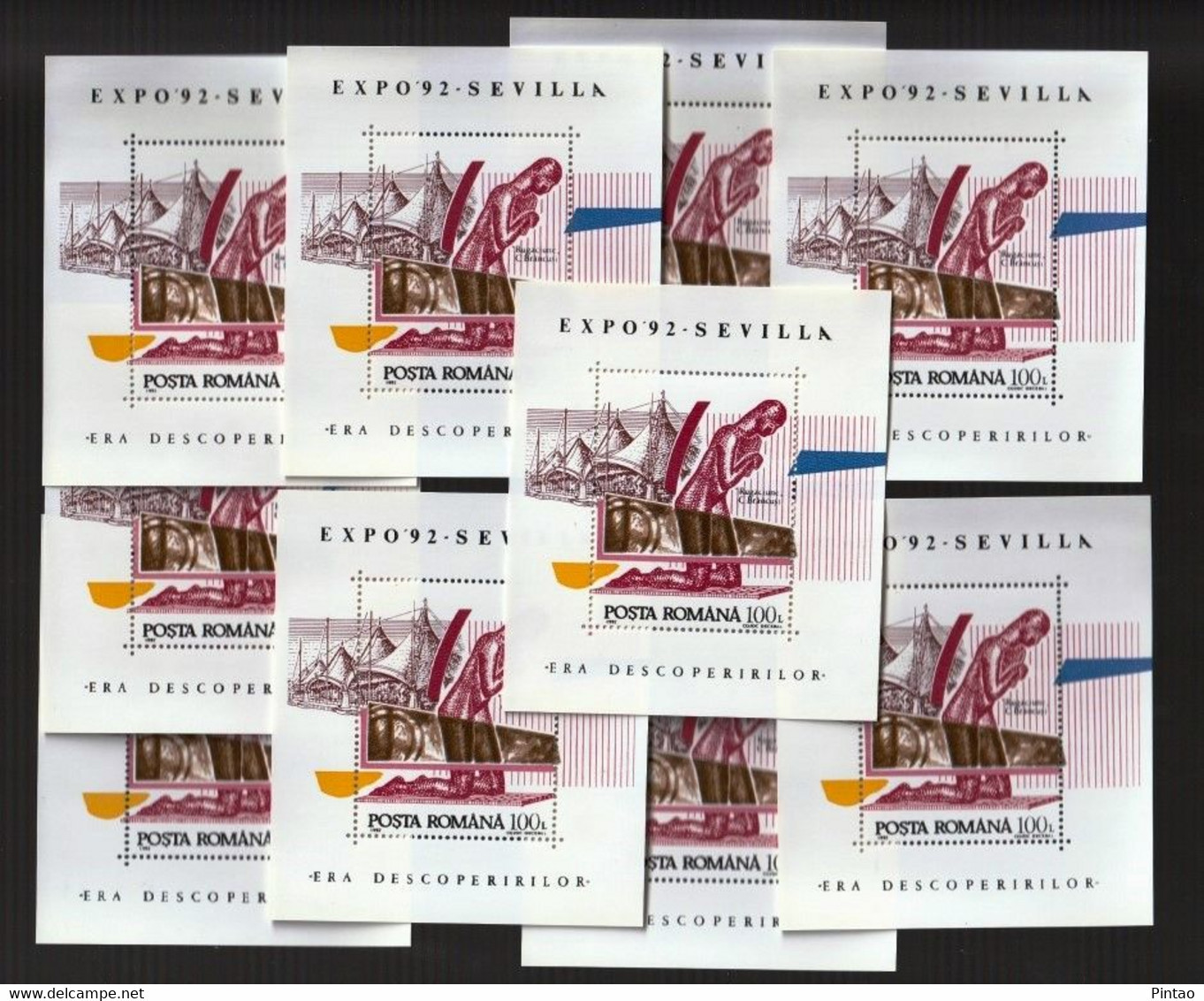 ROMÉNIA 1992- MNH  (EXPO'92)_ 10X -  RMN0149v10r - 1992 – Séville (Espagne)