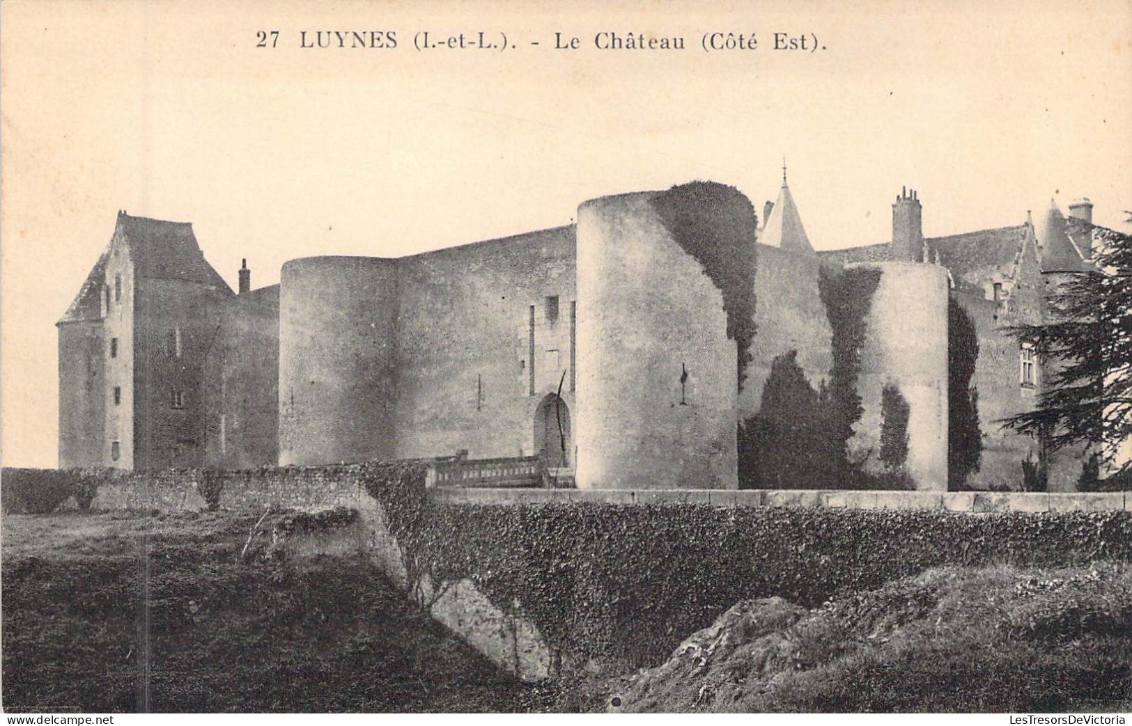 FRANCE - 37 - LUYNES - Le Château Coté Est - Carte Postale Ancienne - Luynes