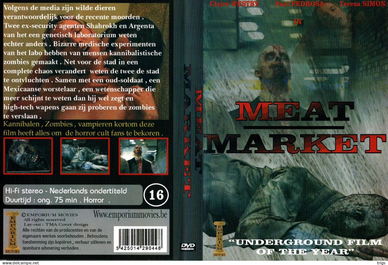 DVD - Meat Market - Horreur