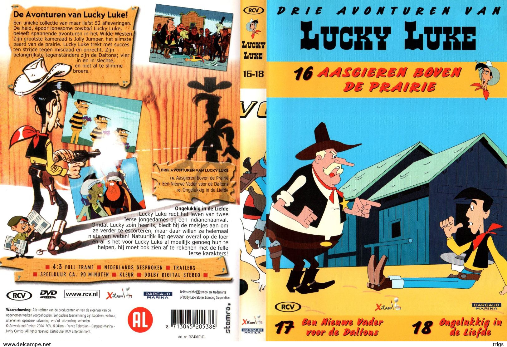 DVD - De Avonturen Van Lucky Luke - Cartoons