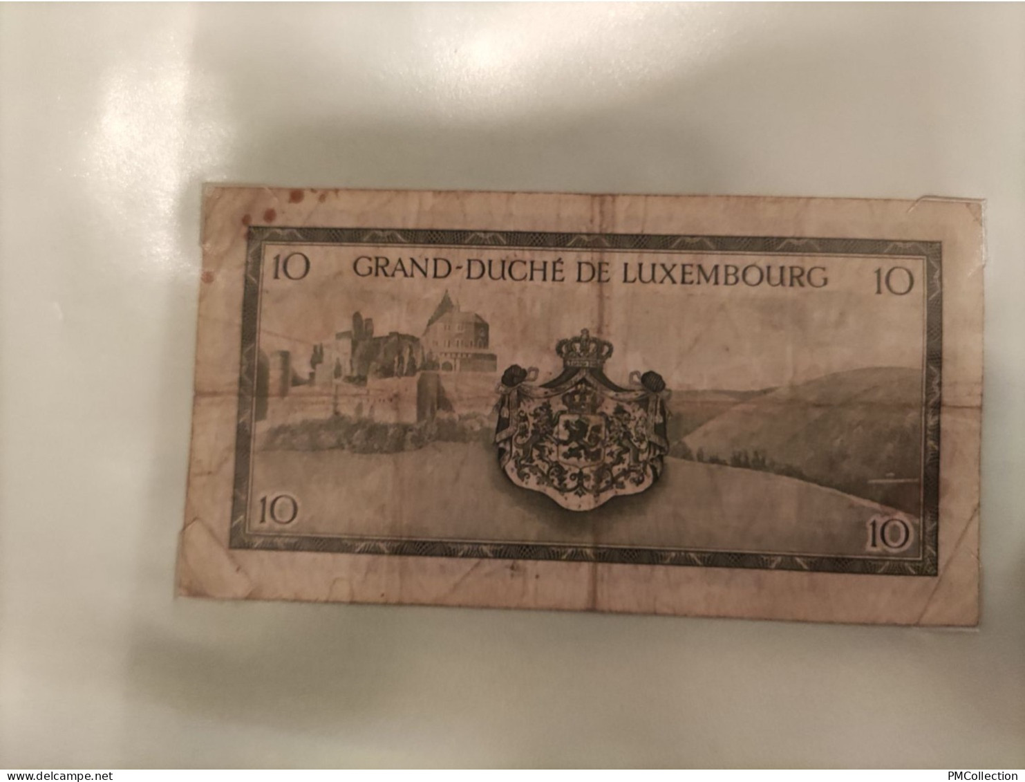 BILLET 10 FRANCS 1954 LUXEMBOURG - Luxemburg