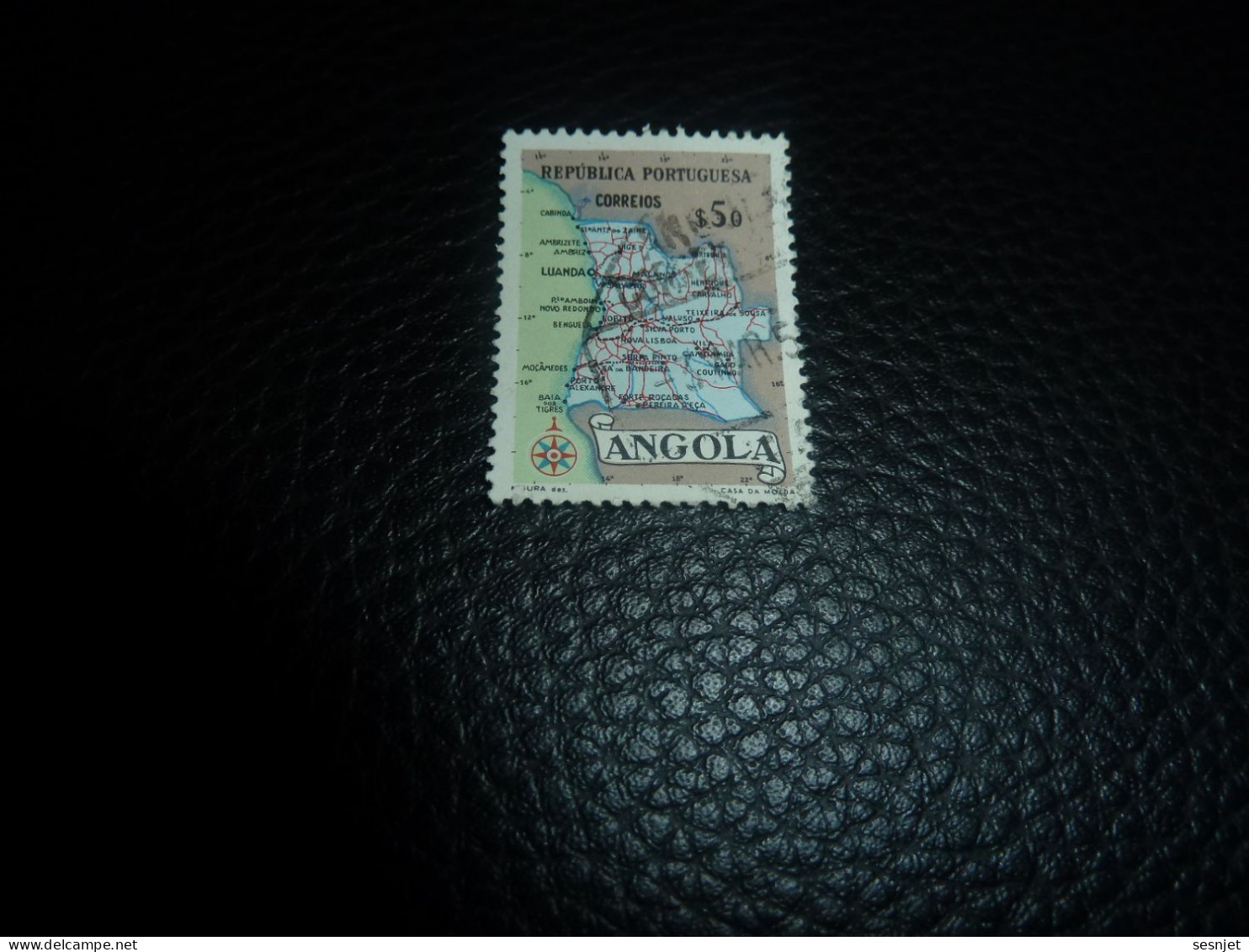 Angola - Province - 5c. - Yt 381 - Polychrome - Oblitéré - Année 1955 - - Angola