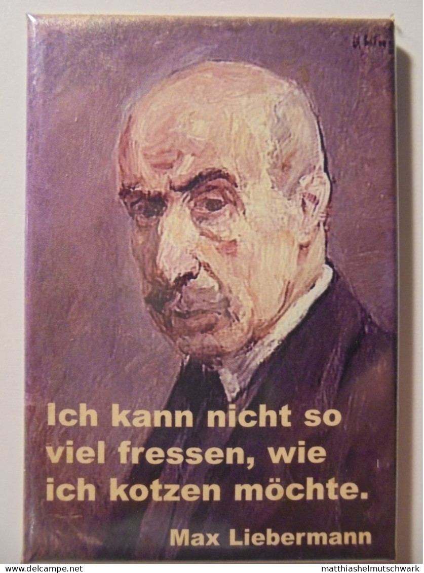 9 Verschiedene Magnete A 50 Cm2: Klimt, Liebermann, Warhol, Boop, Chocolat, Havanna Club, God, Nofretete, Lee. - Humour